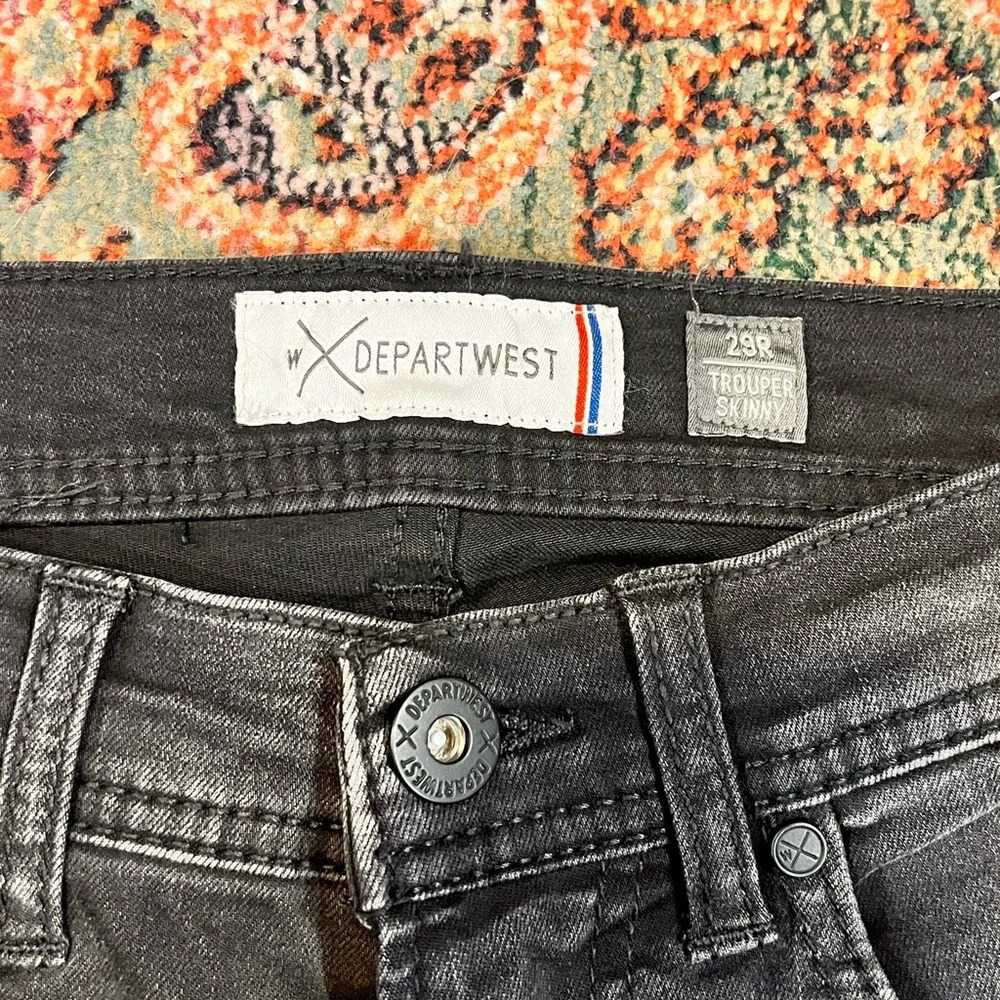 FINAL PRICE Men’s Departwest Black Skinny Jeans - Picture 3 of 8